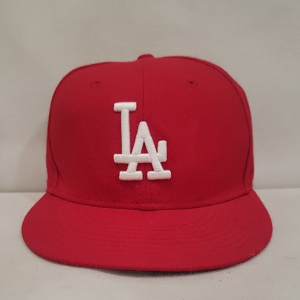 NWT - NEW ERA LOS ANGELES 59FIFTY RED BASEBALL CAP